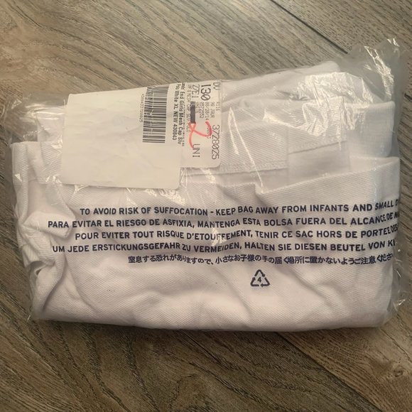 NWT LANDS' END GIRL'S MESH CAP SLEEVE POLO SHIRT WHITE MEDIUM‎ (10-12) - Picture 8 of 11